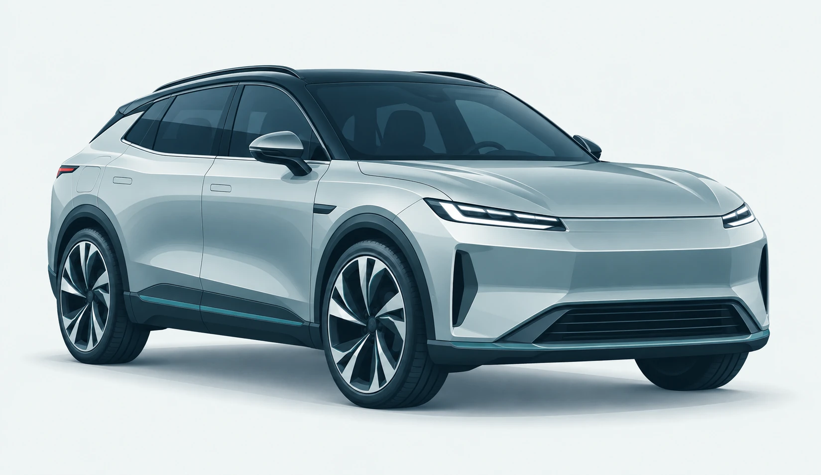 Illustration of a contemporary vehicle — automotive and components